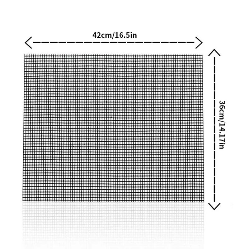 Barbecue Grilling Mat Replacement Mesh Wire Net Non-Stick Grilling Mesh Pads Outdoor Activities Cook Reusable BBQ Accessories