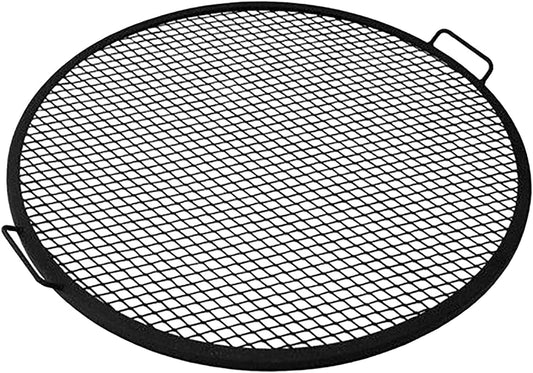 Fire Pit Grilling Grate - High Temperature round Outdoor Cooking BBQ Firegrate for Outdoor Pits and Campfire - 34”