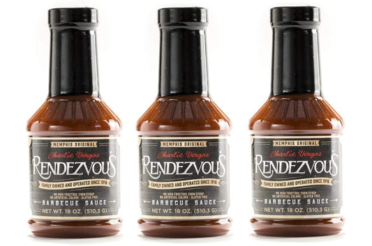 Charlie Vergos Rendezvous (Memphis) Famous Barbecue Sauce 1LB 2Oz (3 Pack)