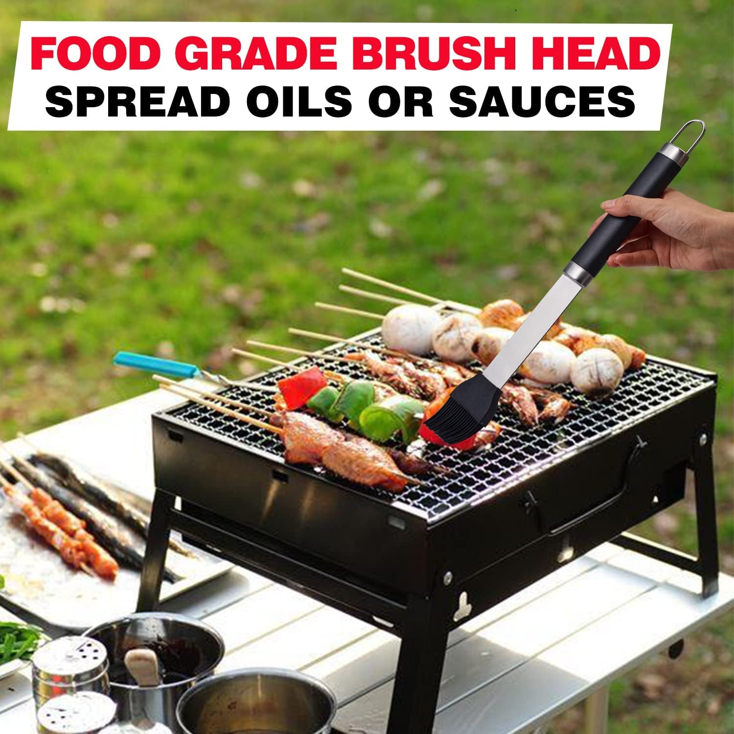 20Pcs Grill Tools Set,Stainless Steel BBQ Tools Set with Thermometer and Portable Case,Premium Grill Utensil Set-Ideal Grilling Gifts for Men&Women on Father'S Day, Christmas,Birthday