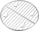 CAMPINGMOON round Roasting Baking Steaming Cooling Rack Cooking Grid Grill Stainless Steel Fits for Dutch Oven (Diameter Φ6.7Inch, W17)