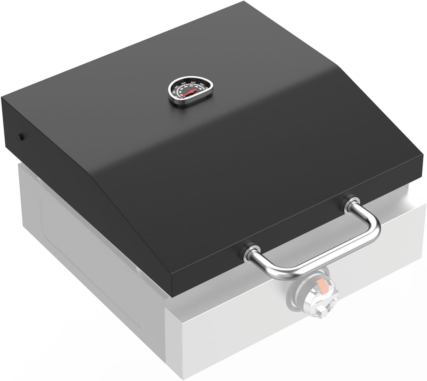 Grill Lid for Blackstone 17 Inch Griddle, Griddle Hood Hard Cover with Temperature Gauge for Blackstone 1832 1971 1814 1650 1900 & Blackstone Adventure Griddle, 17" Flat Top Griddle Lid