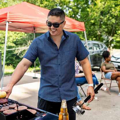 Clean Grill Superior BBQ Grill Brush - Efficient, Safe Wire Bristle Barbecue Cleaning Tool - Extra Strong Cleaner, for Grill Lovers, Ideal for Cleaning Any BBQ Grill