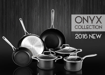 - Onyx Collection, 12-Inch Grill Pan, Coated with New Teflon Platinum Non-Stick Coating (PFOA Free) (12-Inch)