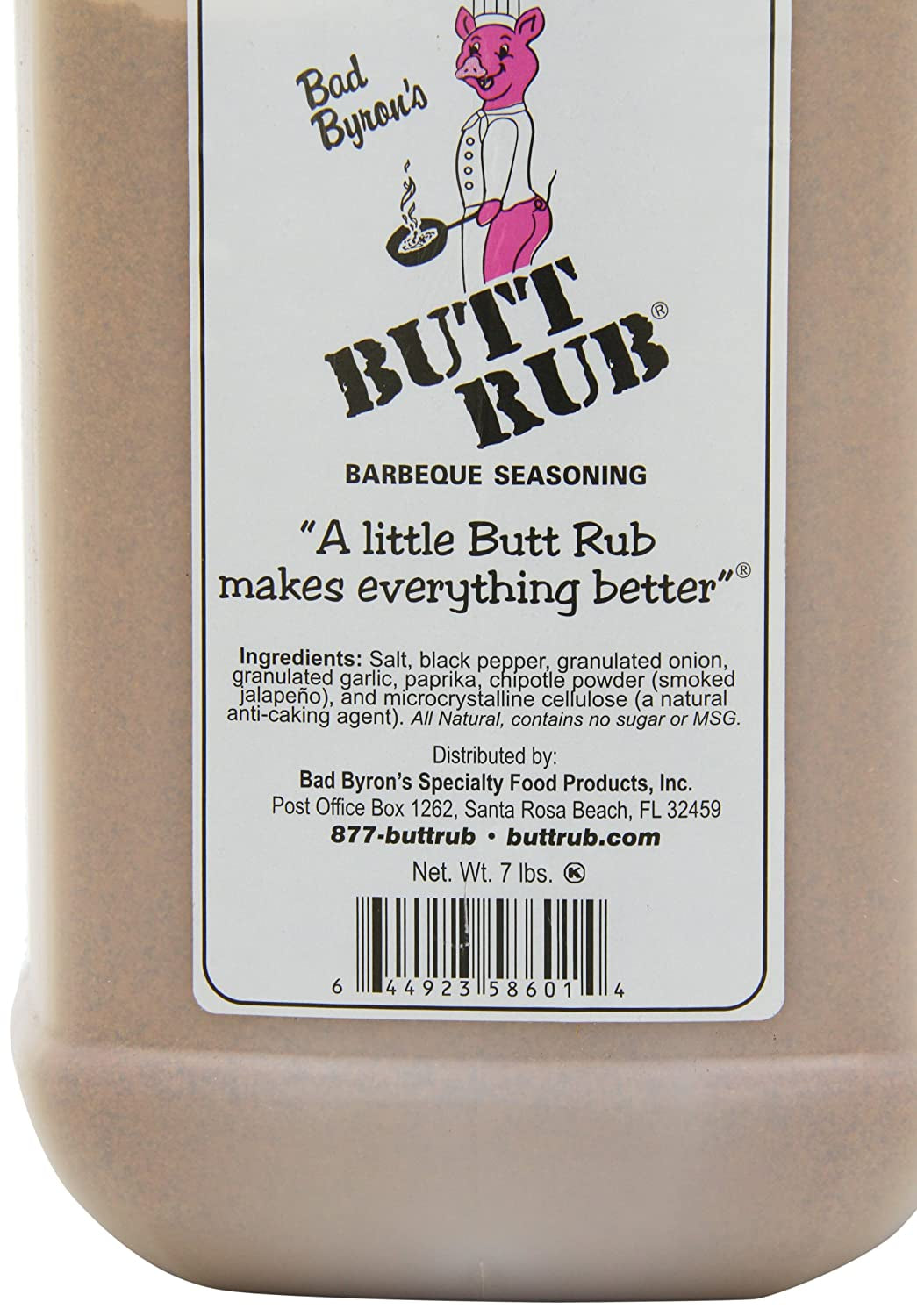 Bad Byron'S, Butt Rub Barbecue Seasoning 112 Ounce