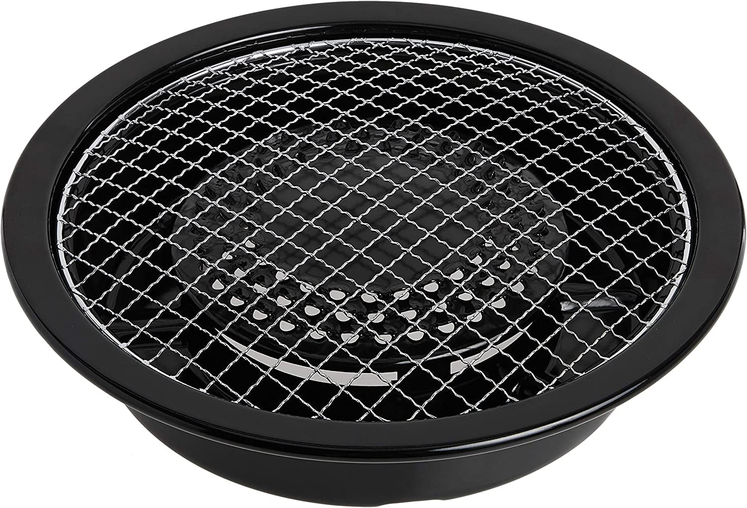 Korean Cookware Aburi Stove Top Grill Pan, Black, (CB-P-AM3)