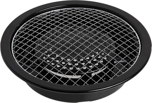 Korean Cookware Aburi Stove Top Grill Pan, Black, (CB-P-AM3)