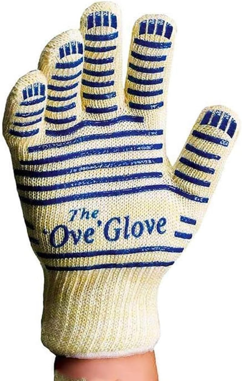 Hot Surface Handler Oven Mitt Glove, Perfect for Kitchen/Grilling, 540 Degree Resistance, as Seen on TV Household Gift, Heat & Flame,Tan