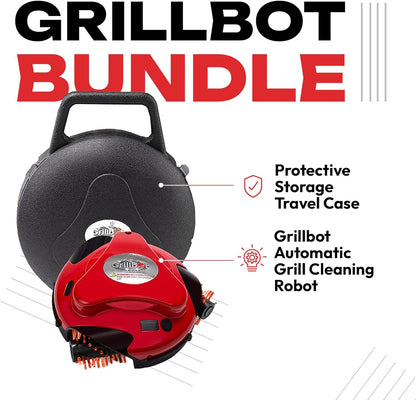 Automatic Grill Cleaning Robot (Red,  Bundle)