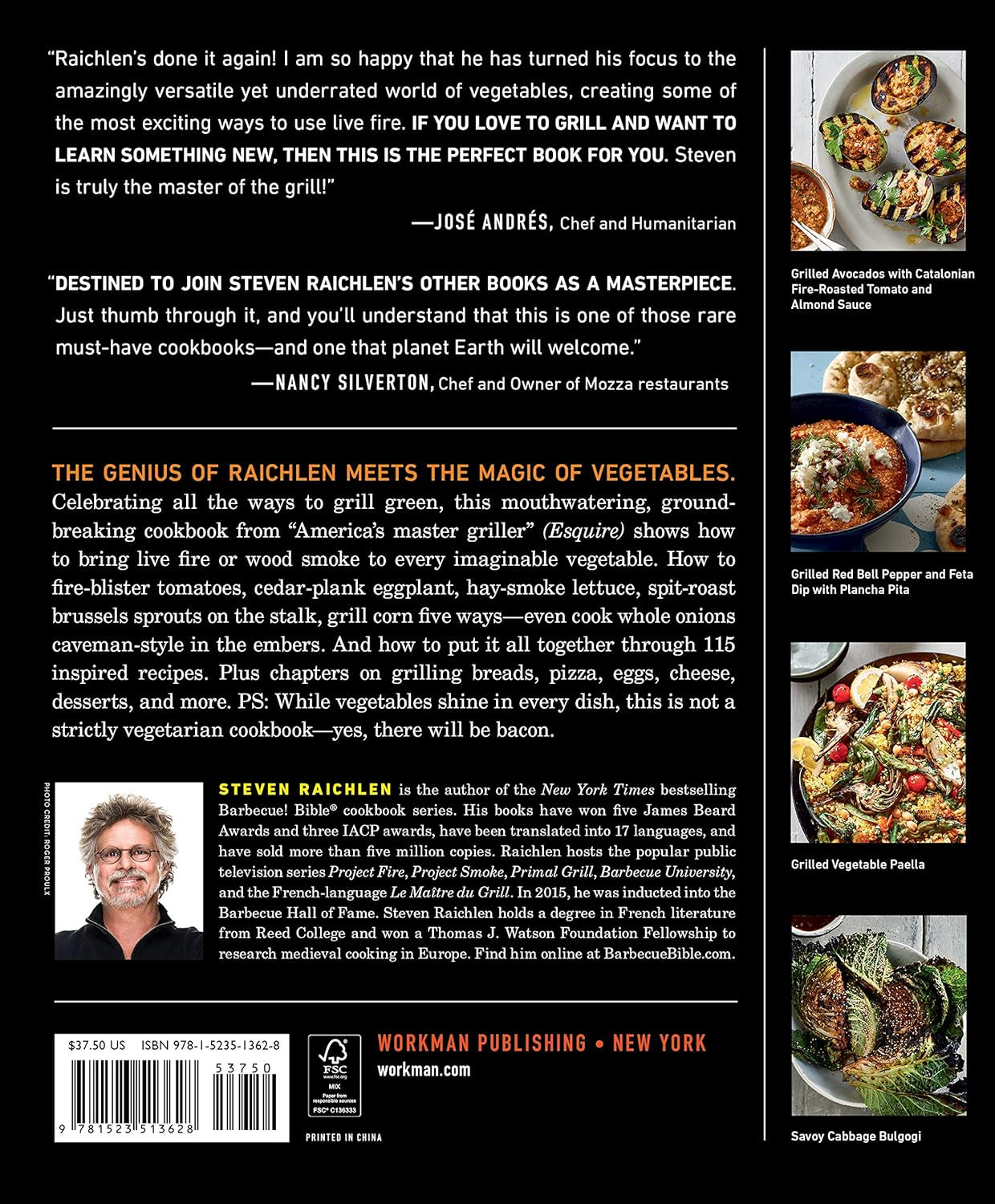 How to Grill Vegetables: the New Bible for Barbecuing Vegetables over Live Fire (Steven Raichlen Barbecue Bible Cookbooks)