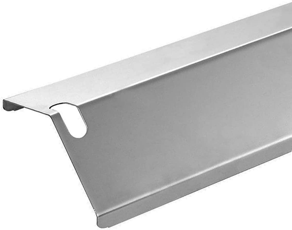 Grill Parts for Dyna Glo DGF510SBP, DGF493BNP, Backyard, Better Home&Garden, Uniflame GBC1059WB Grill, 15 Inch Stainless Steel Heat Shield Tent Flame Tamer Burner Cover, 5-Pack