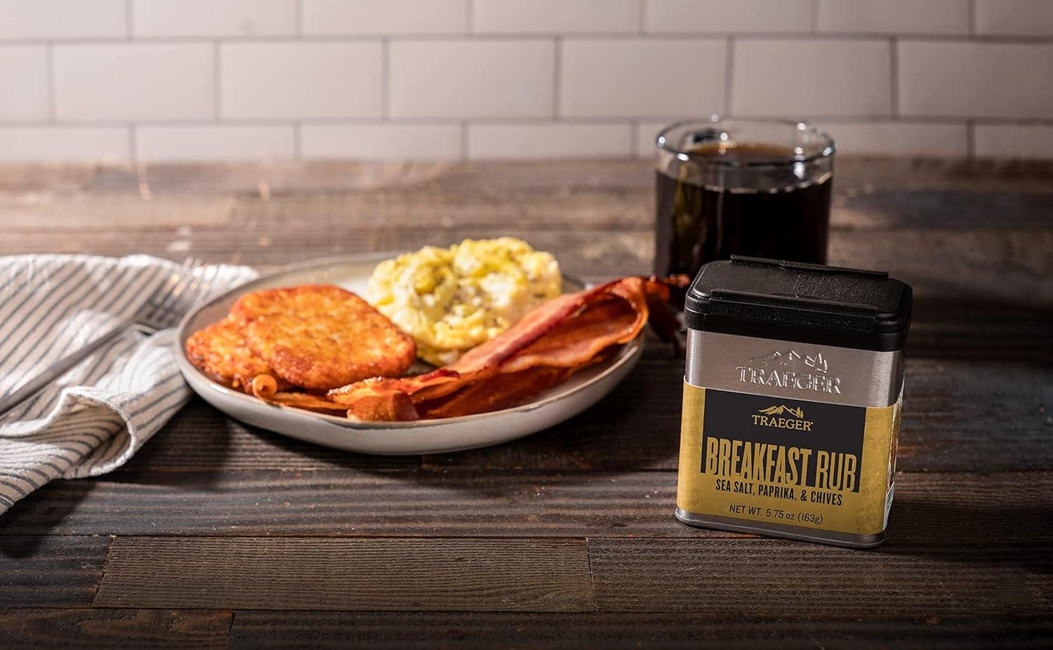 Traeger Grills SPC216 Breakfast Rub with Seat Salt, Paprika, & Chives 5.75 Ounce (Pack of 1)