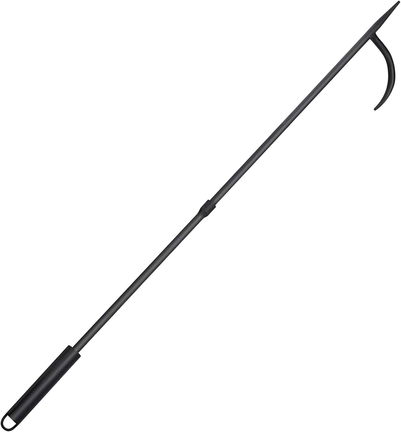 Fire Pit Poker for Fireplace Outdoor - IRIIJANE 32'' Wrought Iron Firepit Poker Stoker Stick for Camping Campfire Black