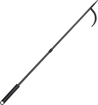 Fire Pit Poker for Fireplace Outdoor - IRIIJANE 32'' Wrought Iron Firepit Poker Stoker Stick for Camping Campfire Black