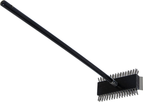 Image of 4029000 Stainless Steel Grill Brush, Grill Scraper with Metal Bristles, 30.5 Inches, Black