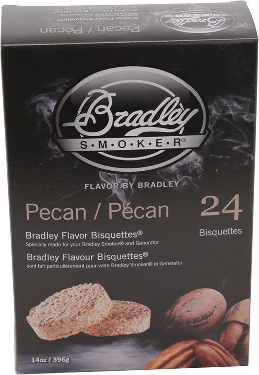 Pecan Bisquettes for Grilling & BBQ, 24 Pack