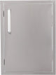 Bonfire Outdoor Kitchen BBQ Access Door,17 X24 Inch,304 Stainless Steel Single Vertical Door for Grilling Station or BBQ Island,Silver,17X24″ Vertical,None