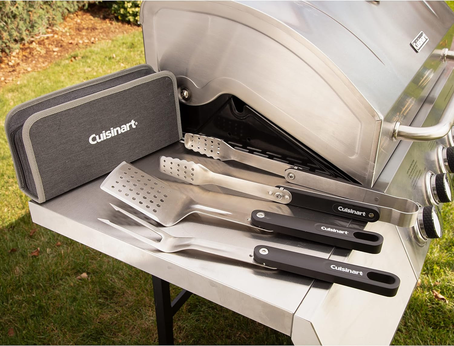 CGS-1000 4-Piece Folding Grill Tool Set