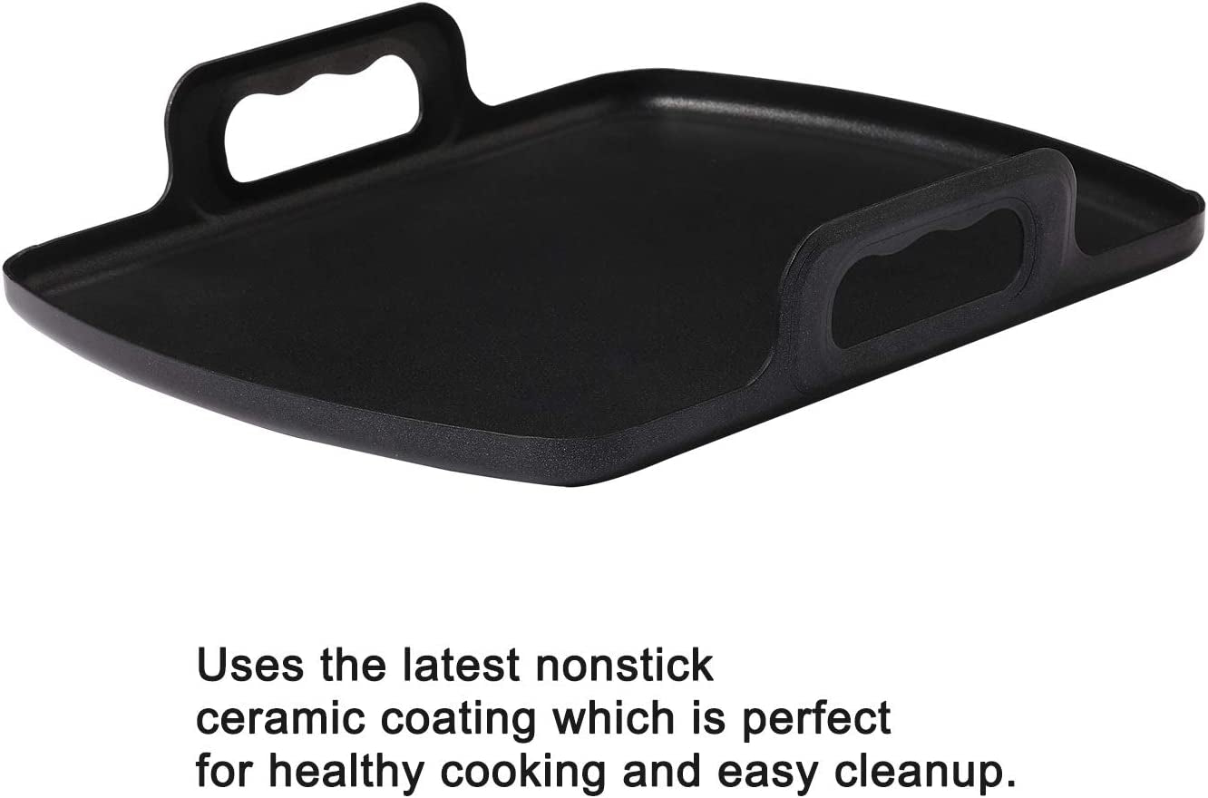 Grill Griddle Plate for the Ninja Foodi Indoor Grill Griddle Models AG300, AG300C, AG301, AG301C, AG302, AG400, IG301A