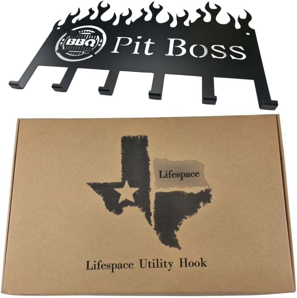 Lifespace 'BBQ Pit Boss' 6 Hook Grill Patio Utility Rack