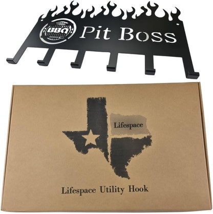 Lifespace 'BBQ Pit Boss' 6 Hook Grill Patio Utility Rack