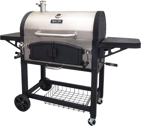 Image of Dyna-Glo DGN576SNC-D X-Large Premium Dual Chamber Charcoal Grill