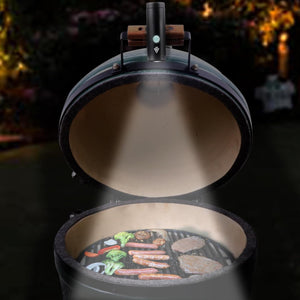 Barbecue Grill Light for Big Green Egg Accessories,Outdoor LED Barbecue Lamp for Kamado Joe,Supper Bright LED Light Surrounds the BGE Handle and Illuminates All the Items You Are Cooking