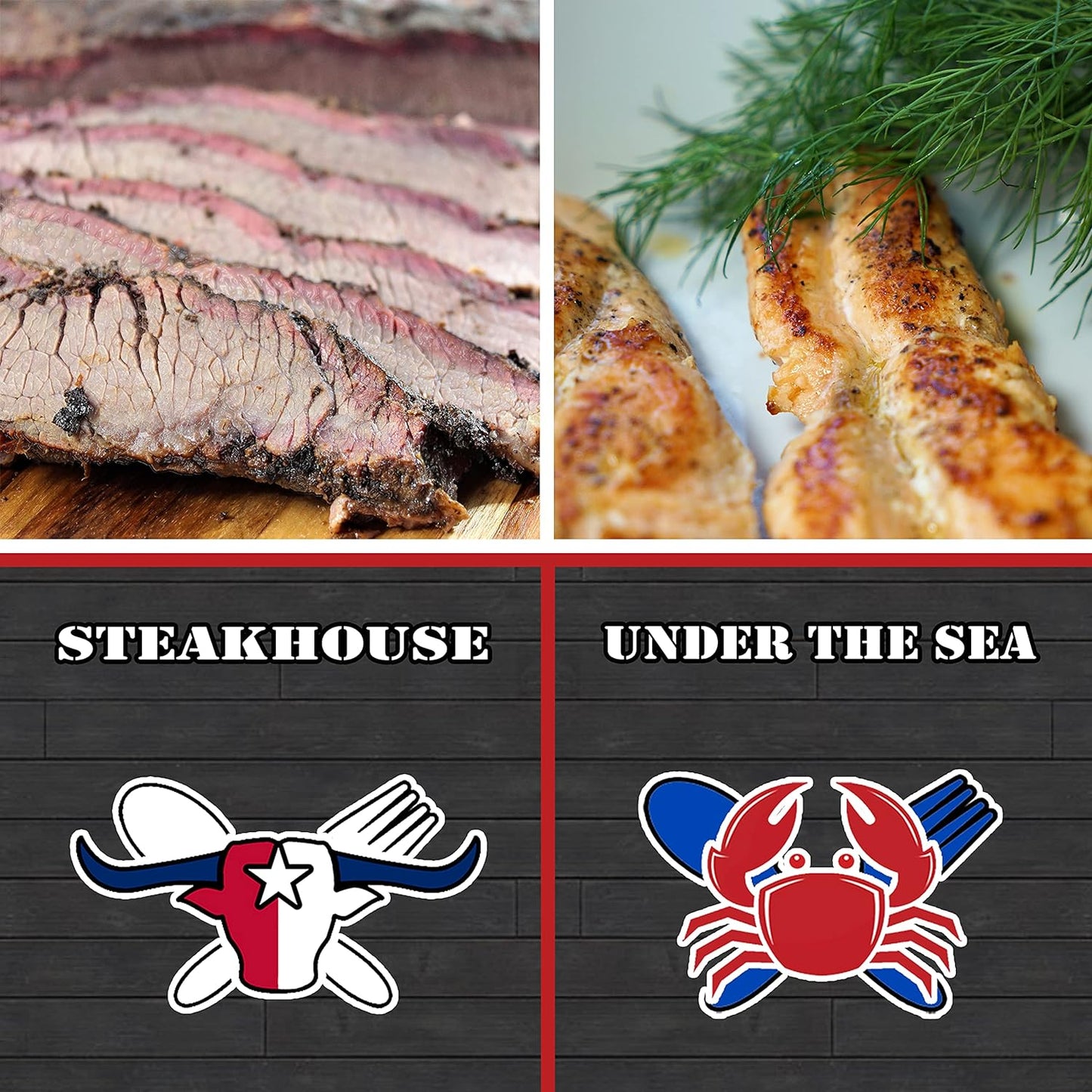 THE TAILGATE FOODIE Rare Pitmaster Gourmet Seasonings | 8 Pc Grill Essentials Gift Set | 6 Secret Competition BBQ Spice Blends for Ribs, Pork, Brisket, Chicken, Fish, Steak **Great Christmas Gift**