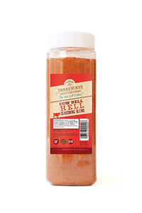 Dennymike’S Cow Bell Hell Seasoning Blend, All Natural Spices and Seasonings, Low Sodium and Keto-Friendly Chili Seasoning Mix, BBQ Rub for Cooking, Smoking, and Grilling, 24 Oz