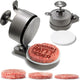 Shop Square Hamburger Press Patty Maker - Adjustable 1/4Lb to 3/4Lb Burger Press Patty Maker with Patty Ejector - Adjustable Thickness for Burgers, Crab Cakes, and Sausage - Patty Paper Included