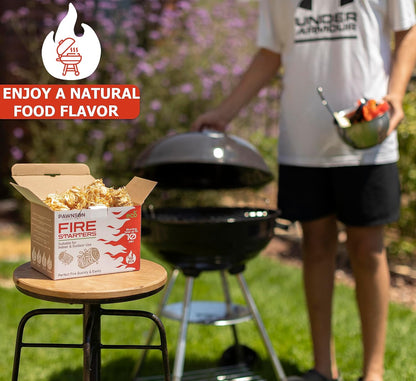 Fire Starters for Fireplace, Campfire, Wood Stove, Chimney, Pizza Oven, Fire Pit, Smoker, Grill, BBQ - All Weather Tumbleweeds Starter - Natural Odorless Indoor Outdoor Charcoal Firestarters 60 Pack