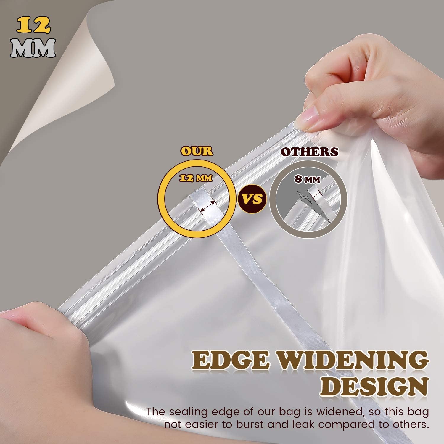 Turkey Brining Bag, 26"×22", 2 Pack, Extra Large Brine Bag with 2 Strings and 2 Larger Clips, Thickened Brining Bag Holds up to 35 Pounds, Double Zippers Seal Brine Bags for Turkey, Chicken, Beef,Pork