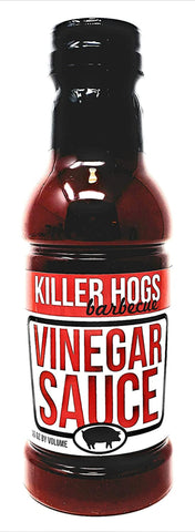 Image of Killer Hogs Barbecue Sauce Variety Pack - Original BBQ Sauce and Vinegar Sauce - Pack of 2 Bottles - 16 Oz per Bottle - 32 Oz Total