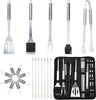 Barbecue Grill Tool Set, Stainless Steel Grilling Tool, 20PCS Grill Accessories Suitable for Outdoor BBQ Cooking.