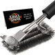 BBQ Grill Brush and Scraper 18" | Stainless Steel Cleaning Brush Accessories | Best for Weber Gas, Charcoal, Porcelain, Cast Iron, All Grilling Grates