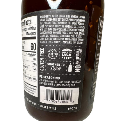 PS Seasoning Blackbelt Korean BBQ Sauce - Great on Beef Short Ribs, Pork Belly, Kabobs, Burgers, Salmon and More