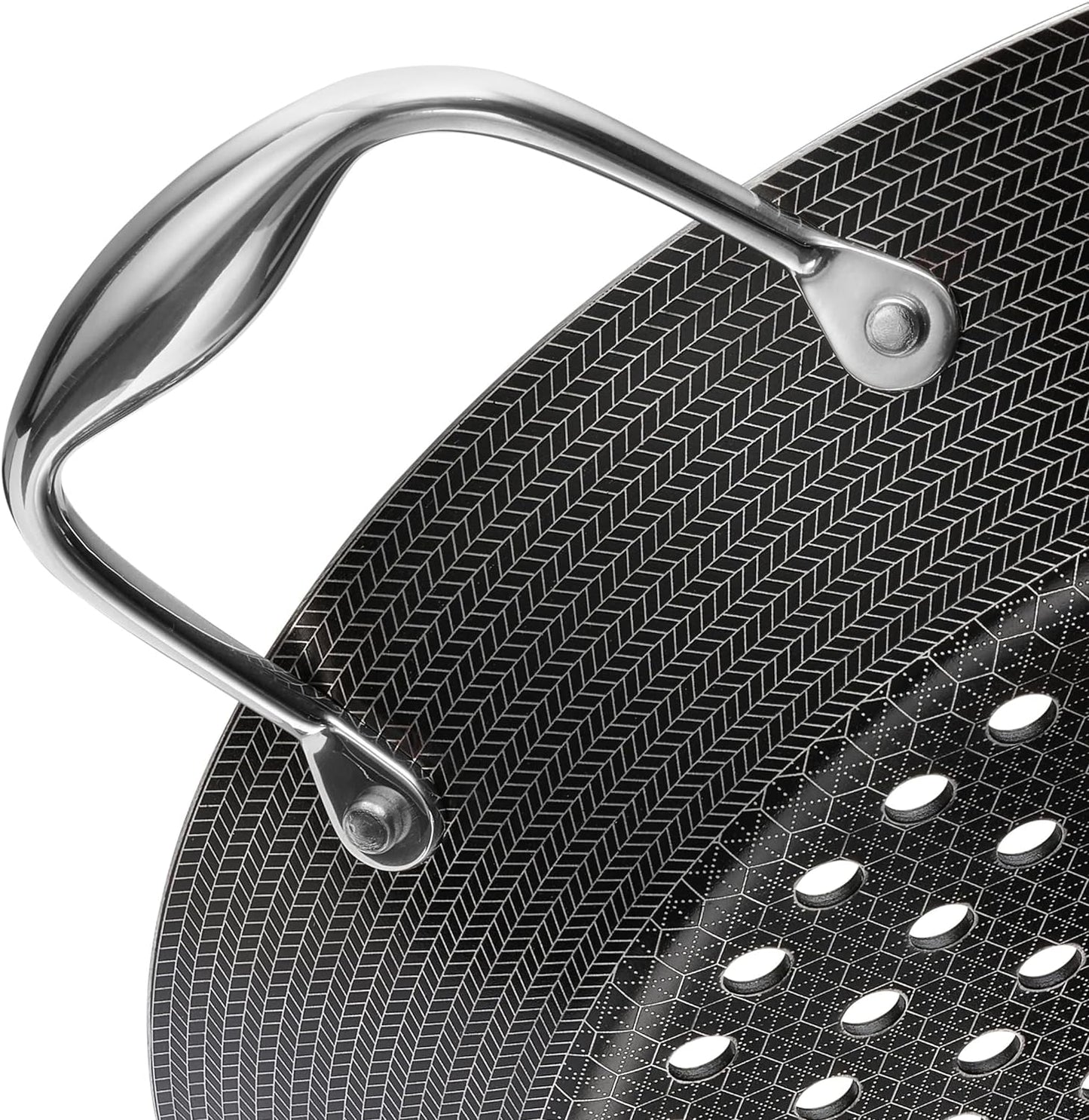 Hybrid Nonstick BBQ Grill Pan, Heat-Safe to 900º F, Dishwasher Safe