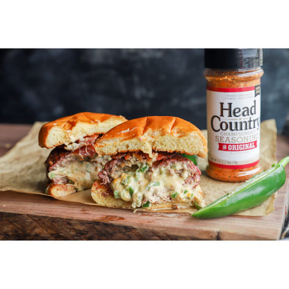 Head Country Bar-B-Q Championship Seasoning, Original | Gluten Free, MSG Free Barbecue Seasoning | Bold & Herbal Dry Spice Rub to Boost the Flavor of All Your BBQ Favorites | 12 Ounce, Pack of 1