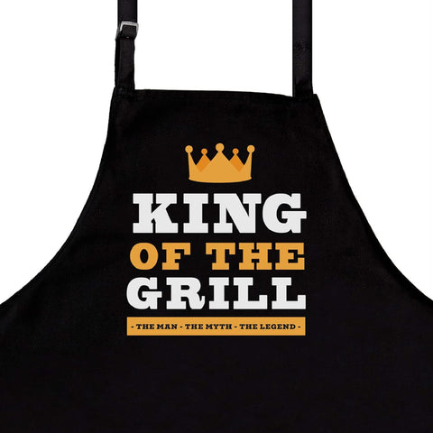 Image of Aprons for Men | Premium Quality Funny Aprons | Best for BBQ, Grilling and Cooking | Chef Kitchen Grilling Apron