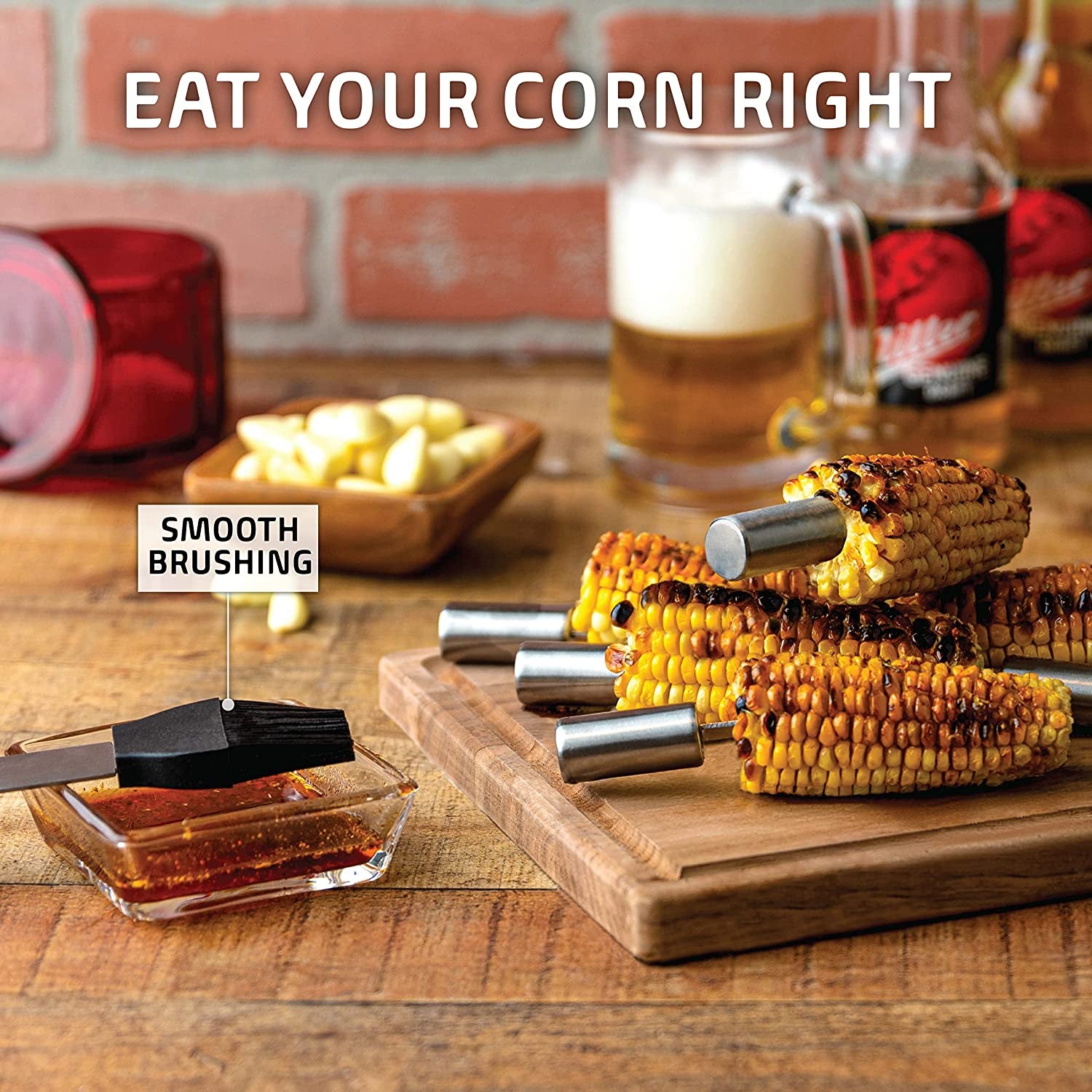 Kaluns BBQ Grilling Accessories, Grilling Gifts for Men Dad, Grill Tools for Outdoor Grill, Heavy Duty Stainless Steel Grill Set with Aluminum Case and Apron, Christmas BBQ Gifts for Men, Women