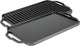Chef Collection Cast Iron Reversible Grill/Griddle - Cast Iron Flat Griddle & Grill for Stovetop, Oven, Grill, or Open Fire - Double Burner Cast Iron Skillet with Handles