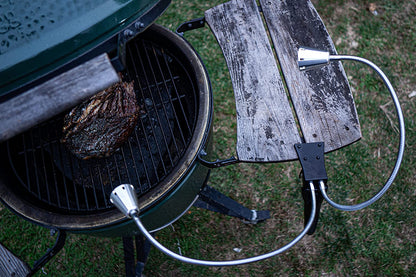 Double Extreme Grill Light - Super Bright Dual LED BBQ Lights for Grill - 360° Flexible Stainless Steel Gooseneck - Great BBQ Grill Accessories - Weather Resistant, Batteries Included