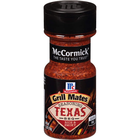 Image of Mccormick Grill Mates Texas BBQ Seasoning, 2.5 Oz (Pack of 6)