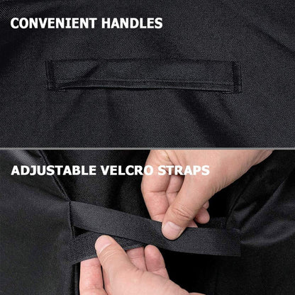 Icover Grill Cover, 600D Heavy Duty with Mesh Air Vent, 60 Inch Waterproof Barbecue Gas Smoker Cover, UV and Fade Resistant, for Weber Char-Broil Nexgrill Brinkmann and More