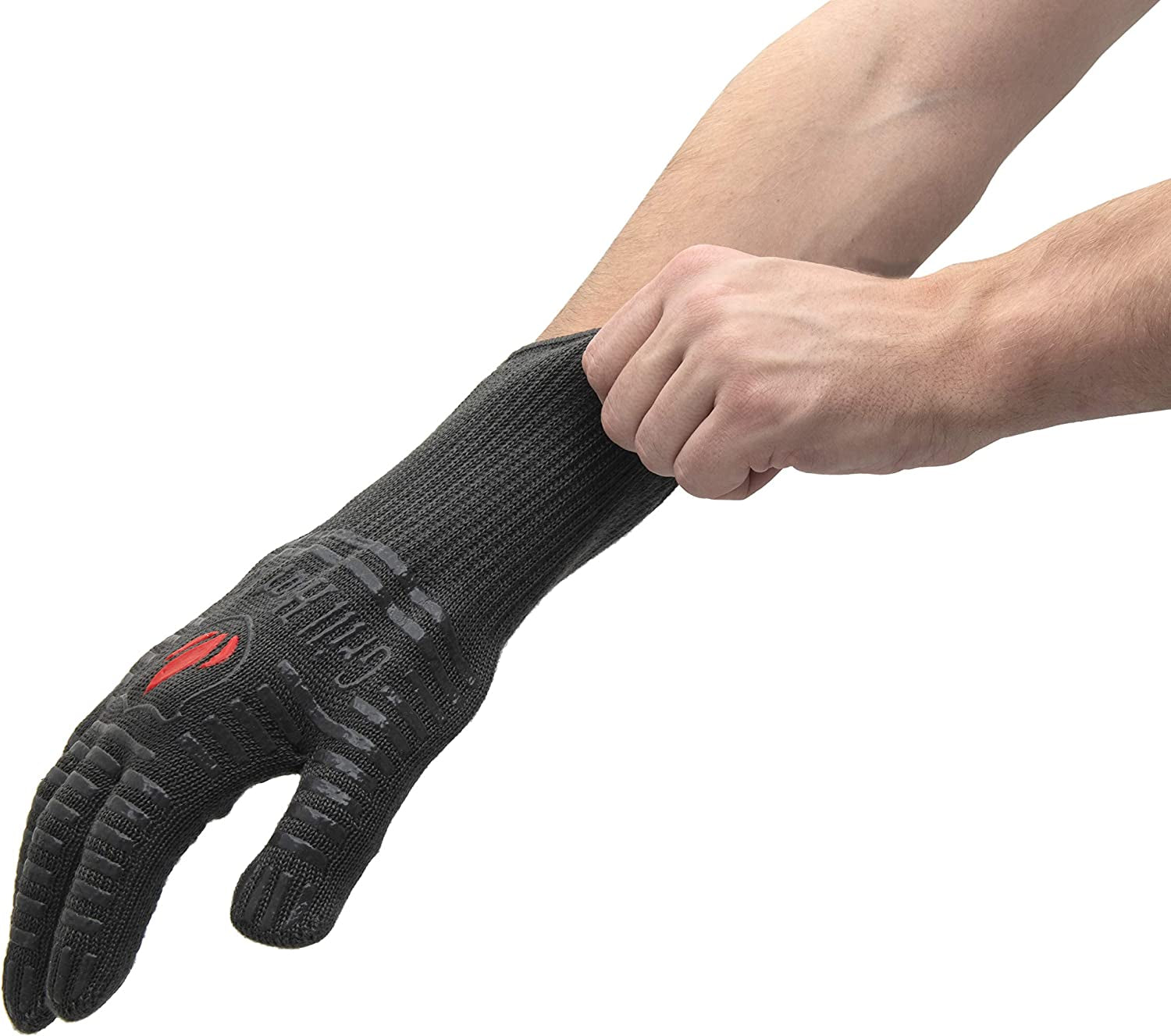 BBQ Gloves Heat Resistant 1,472℉ Extreme. Kitchen Dexterity Handle Oven Cooking Hot Food on Cast Iron, Baking, Barbecue, Smoker. Multi-Purpose Fireproof Indoor Outdoor Use Men & Women.