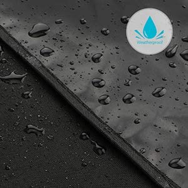 round Grill Cover-19.5"(Dia) 32"(Tall) Water Proof Heavy Duty Outdoor Canvas BBQ Grill Cover Dome Smoker Cover for George Foreman Gfo3320 Gfo240 or Similar Size Grills.