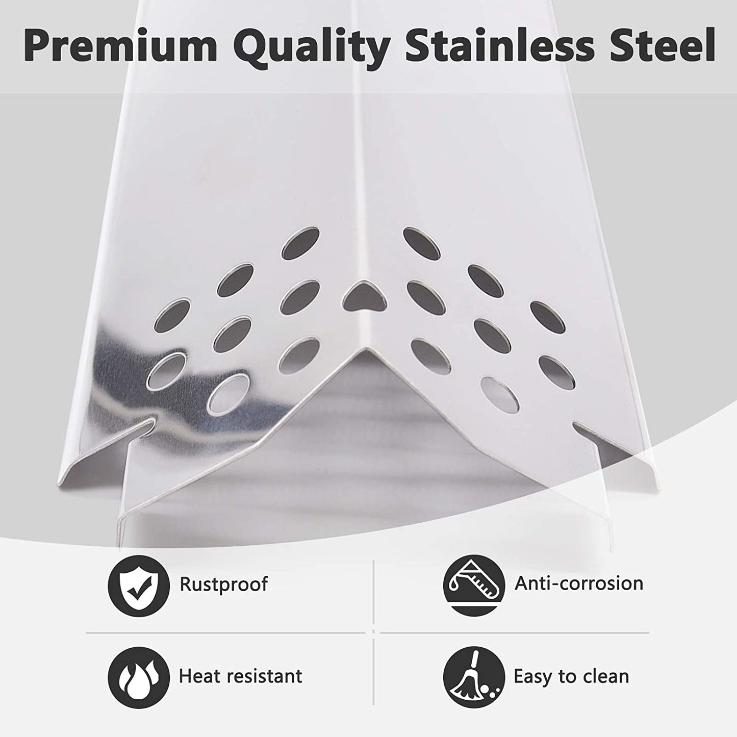 Grill Parts Kit Compatible with Nexgrill 720-0896B 720-0896C 720-0882A 720-0896 720-0925 720-0896E Grills, 6 Pack Grill Burner Tubes & Grill Ignitors & Flame Tamers Heat Shields