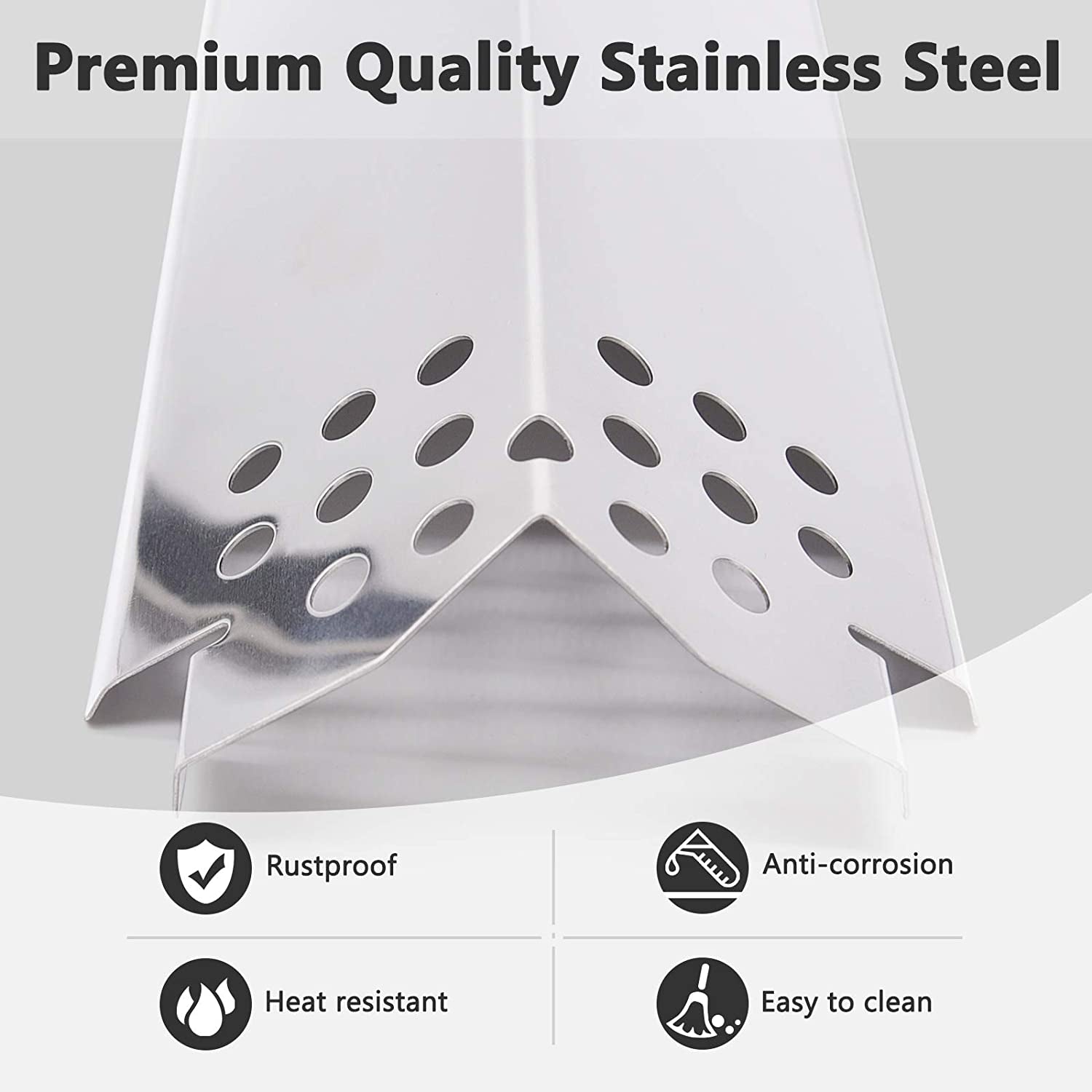 Grill Parts Kit Compatible with Nexgrill 720-0896B 720-0896C 720-0882A 720-0896 720-0925 720-0896E Grills, 6 Pack Grill Burner Tubes & Grill Ignitors & Flame Tamers Heat Shields