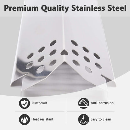 Grill Parts Kit Compatible with Nexgrill 720-0896B 720-0896C 720-0882A 720-0896 720-0925 720-0896E Grills, 6 Pack Grill Burner Tubes & Grill Ignitors & Flame Tamers Heat Shields