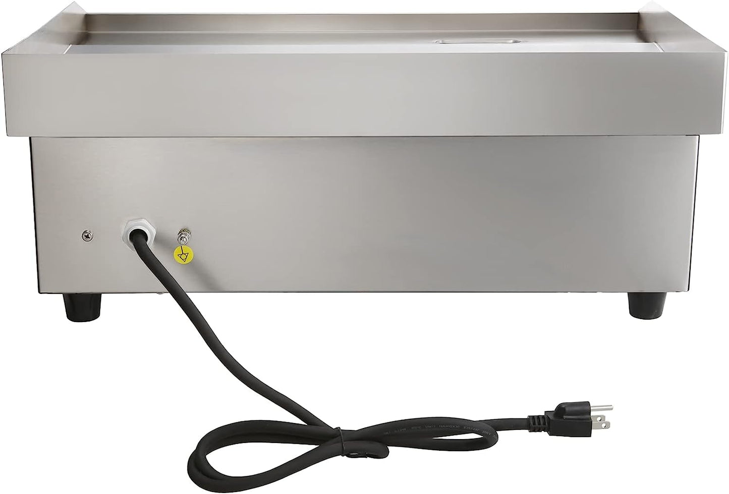 Commercial Electric Griddle, 22", 1600W Countertop Flat Top Grill, Stainless Steel Teppanyaki Grill with Non Stick Iron Cooking Plate, 122-572℉ Adjustable Temp Control 2 Shovels & Brushes, 110V